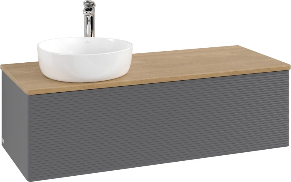 Villeroy & Boch Waschbeckenunterschrank Antao K33151 1200 mm Anthrazit Matt