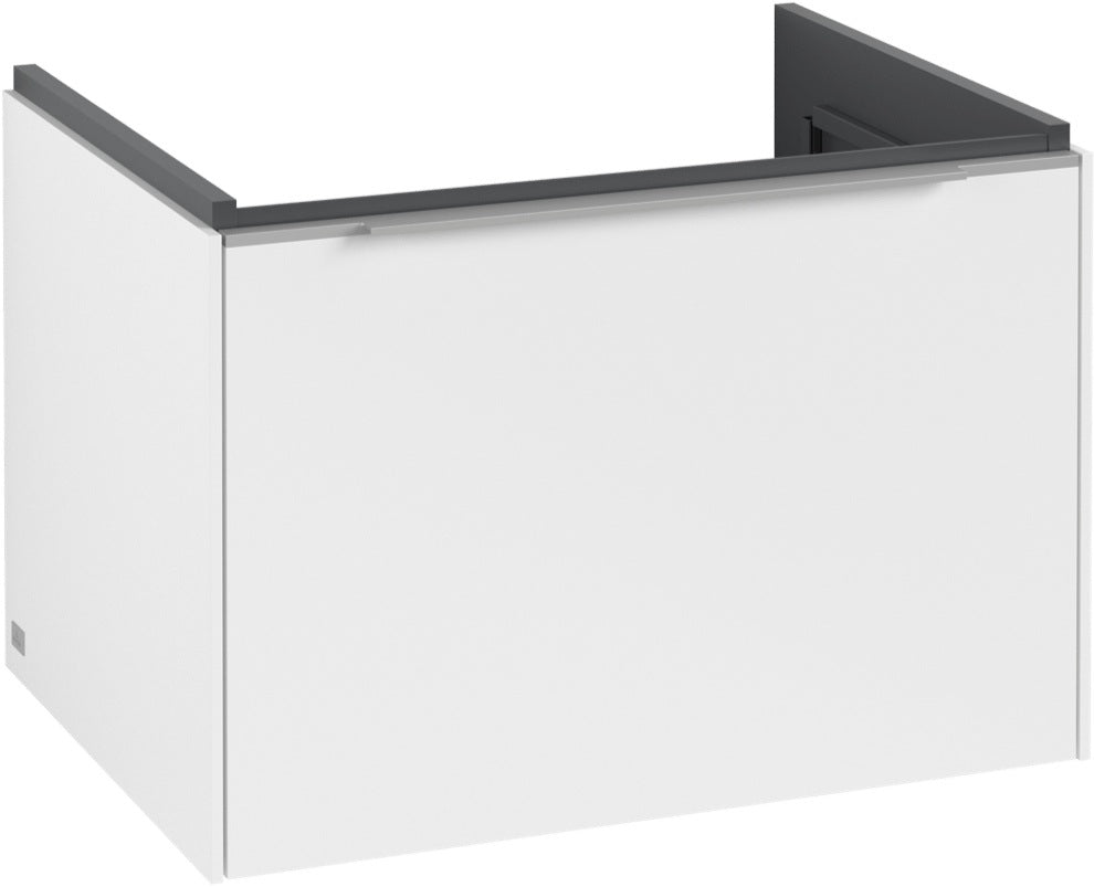 Villeroy & Boch Subway 3.0 Waschtischunterschrank C57500, 622 mm, Brilliant White, mit SoftClosing-Auszug