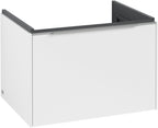 weiß / aluminium glänzend / Eckig Pure
