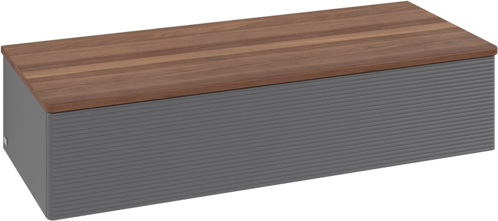 Villeroy & Boch Antao Sideboard 1200 mm – Anthracite Matt Lacquer mit LED-Auszug