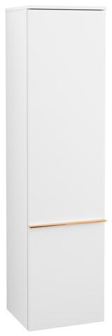 Villeroy & Boch Hochschrank Venticello 404 mm Eiche Chrom – Wandmontage, 1 Tür, Soft-Close
