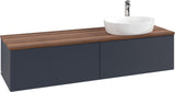 Villeroy & Boch Waschtischunterschrank Antao 1600 mm Anthrazit Matt Lack – 2 Auszüge, Push-to-Open