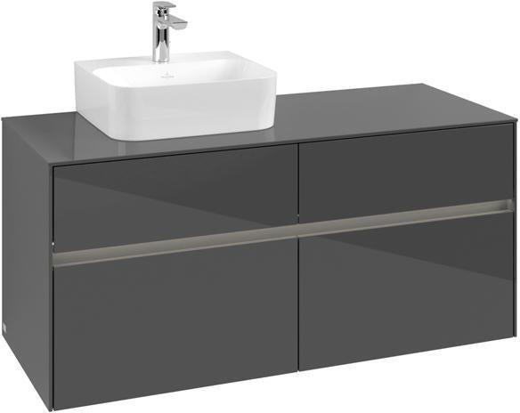 Villeroy & Boch Waschbeckenunterschrank Collaro 1200 mm Glossy White mit LED-Beleuchtung