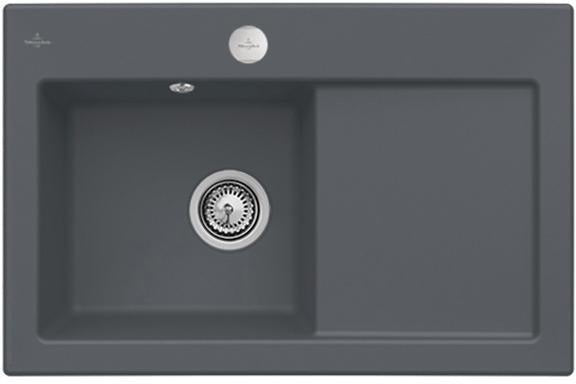 Villeroy & Boch Subway 45 Einbauspüle Keramik Ivory CeramicPlus 780x510 mm