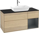 Villeroy & Boch Finion Waschbeckenunterschrank 1200 mm Glossy White Lacquer mit Beleuchtung