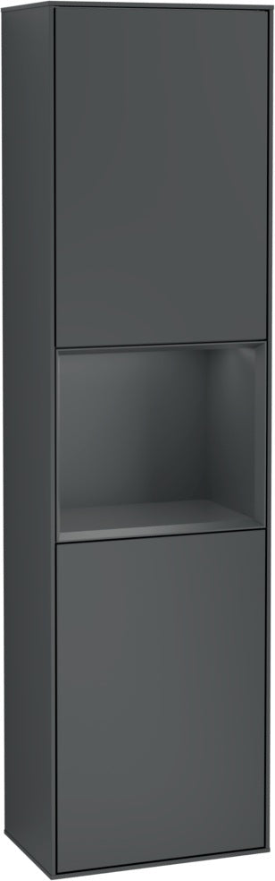 Villeroy & Boch Hochschrank Finion G460GF – Hochglanz Weiß, LED-Beleuchtung, SoftClose