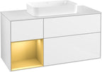 weiß / Mitteldichte Faserplatte (MDF) / G701H F 1200x603x501mm Glossy White