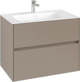 Villeroy & Boch Waschbeckenunterschrank Collaro C13800 White Oak – 796 mm, 2 Auszüge, SoftClosing