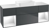 Villeroy & Boch Finion Waschtischunterschrank 1600 mm Glossy White Lacquer mit Beleuchtung