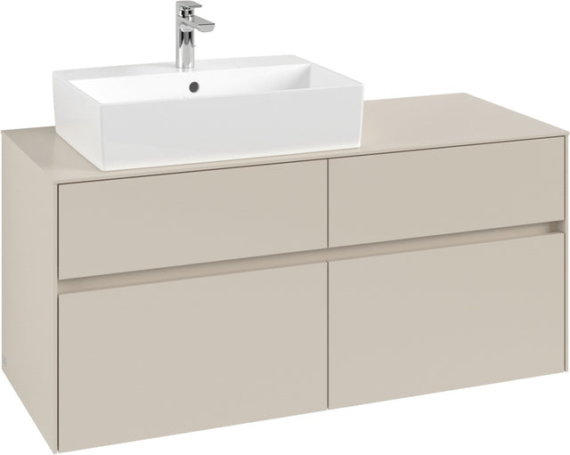 Villeroy & Boch Waschtischunterschrank Collaro C12900 1200 mm Cashmere Grey mit SoftClosing