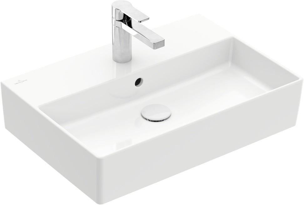 Villeroy & Boch Wandwaschbecken Memento 2.0 4A2260 600x420mm Rechteck Weiß Alpin TitanCeram