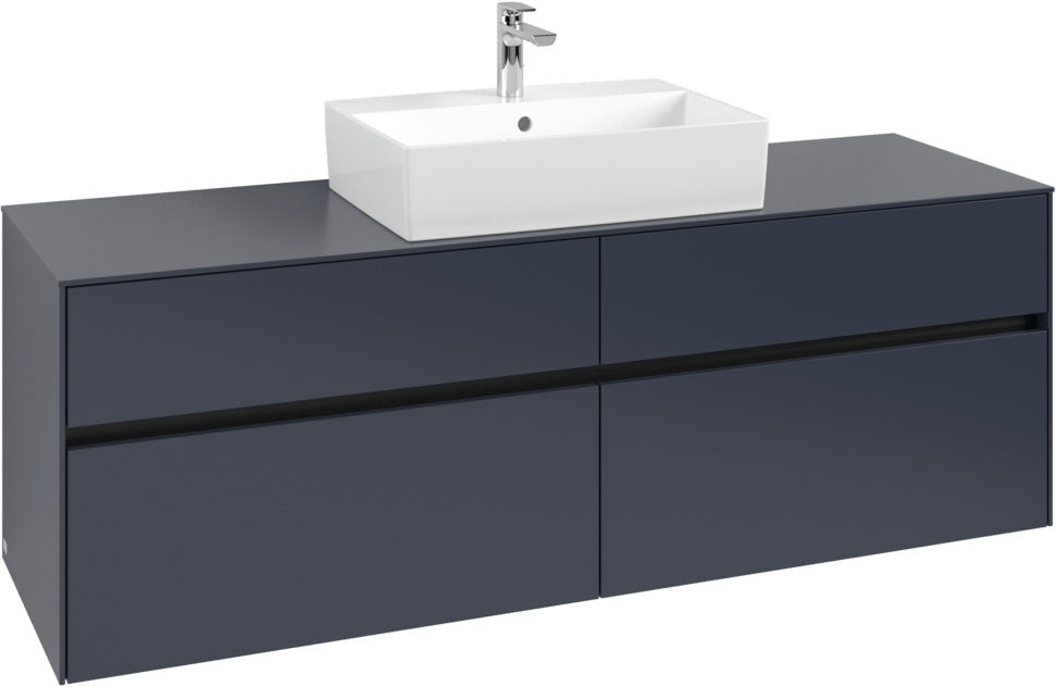 Villeroy & Boch Waschtischunterschrank Collaro C134 B0 1600 mm White Oak mit Beleuchtung und SoftClosing