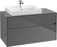 Villeroy & Boch Waschbeckenunterschrank Collaro C01700 Glossy Grey 1000 mm mit SoftClosing