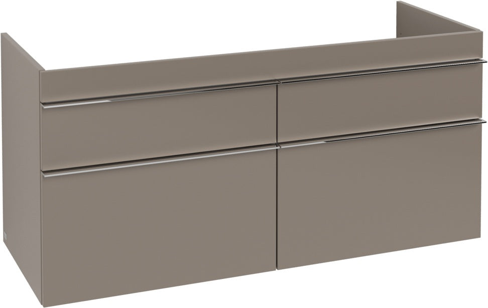 Villeroy & Boch Waschbeckenunterschrank Venticello A 93001, 1253 mm, Glossy White, 4 Auszüge