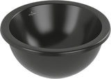 Villeroy & Boch Unterbauwaschbecken Loop & Friends 4A 5201 Pure Black C+ TitanCeram 380x380mm