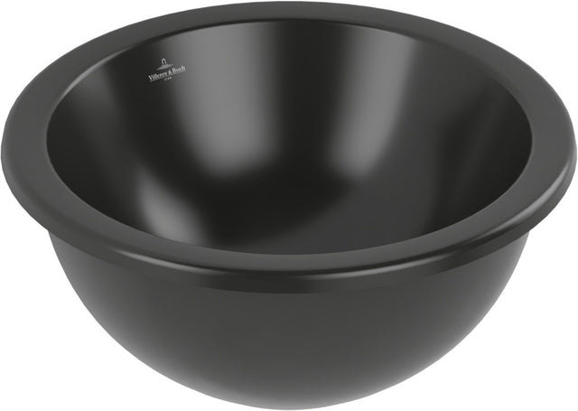 Villeroy & Boch Unterbauwaschbecken Loop & Friends 4A 5201 Pure Black C+ TitanCeram 380x380mm