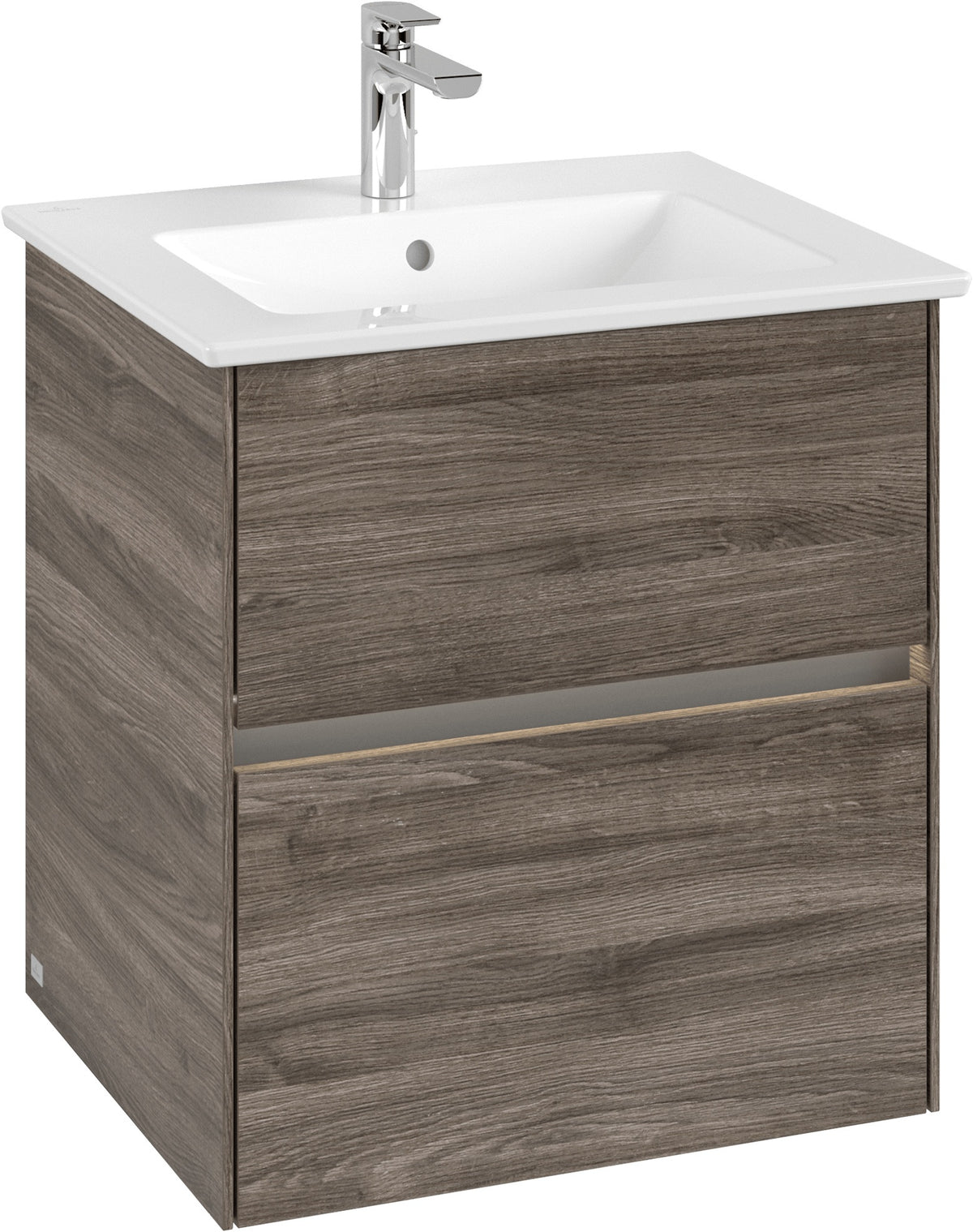 Villeroy & Boch Collaro Waschtischunterschrank C142 B0 – 561 mm, White Matt, LED-Beleuchtung & SoftClosing