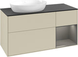Villeroy & Boch Finion Waschtischunterschrank 1200 mm Glossy White Lacquer mit LED-Beleuchtung