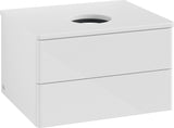Villeroy & Boch Waschtischunterschrank Antao 600 mm Glossy White Lacquer – 2 Auszüge, Push-to-Open