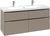Villeroy & Boch Waschtischunterschrank Subway 3.0 C 602L0, 1272 mm, Brilliant White, mit LED-Beleuchtung