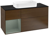 Villeroy & Boch Finion Waschtischunterschrank 1200 mm Glossy White Lacquer mit LED-Beleuchtung