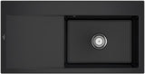 Villeroy & Boch Subway Style 60 Einbauspüle Keramik Ebony CeramicPlus 1000 mm