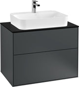 Villeroy & Boch Waschtischunterschrank Finion F3410 800 mm Glossy White Lacquer mit SoftClosing