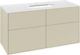 Villeroy & Boch Finion Waschtischunterschrank 1200 mm Anthrazit Matt mit LED-Beleuchtung
