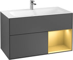 anthrazit / Mitteldichte Faserplatte (MDF) / F040H F
