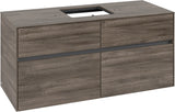 Villeroy & Boch Waschtischunterschrank Collaro C128 Stone Oak 1200 mm mit 4 Auszügen