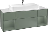 Villeroy & Boch Finion Waschtischunterschrank 1600 mm Glossy White Lacquer mit Beleuchtung