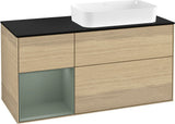 Villeroy & Boch Finion Waschtischunterschrank 120 cm Glossy White Lacquer mit Beleuchtung