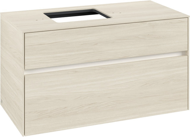 Villeroy & Boch Waschtischunterschrank Collaro C126 B0 1000 mm White Oak mit Beleuchtung