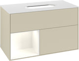 Villeroy & Boch Finion Waschtischunterschrank 1000 mm Glossy White Lacquer – mit LED-Beleuchtung & SoftClosing