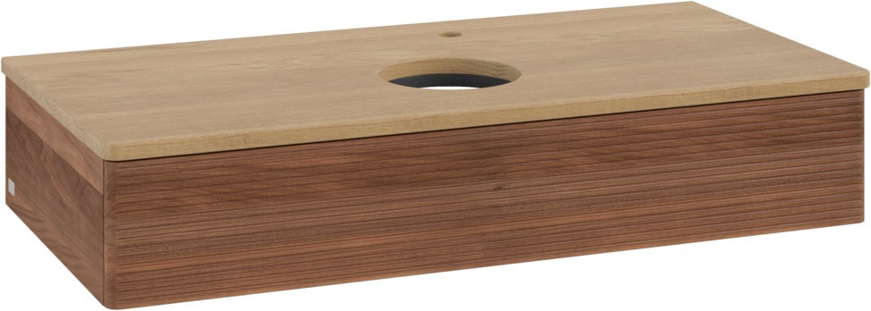 Villeroy & Boch Waschtischunterschrank Antao 1000 mm Warm Walnut mit Auszugsbeleuchtung