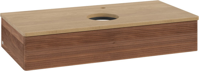 Villeroy & Boch Waschtischunterschrank Antao 1000 mm Warm Walnut mit Auszugsbeleuchtung