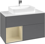 Villeroy & Boch Finion Waschtischunterschrank 1000 mm White Matt Lacquer mit LED-Beleuchtung