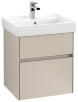 Villeroy & Boch Collaro Waschtischunterschrank 510 mm White Wood mit LED-Beleuchtung und 2 Auszügen