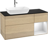 Villeroy & Boch Finion Waschtischunterschrank 1200 mm Glossy White mit Beleuchtung und SoftClosing