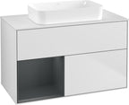 weiß / Mitteldichte Faserplatte (MDF) / F651H G 1000x603x501mm White Matt