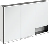 Villeroy & Boch Spiegelschrank My View+ B48110 1000 mm Graphite mit LED-Beleuchtung und SoftClosing