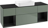 Villeroy & Boch Finion Waschbeckenunterschrank 1600 mm Glossy White Lacquer mit Beleuchtung