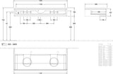 Villeroy & Boch Antao Waschbeckenunterschrank 1200 mm White Matt Lacquer mit LED-Beleuchtung