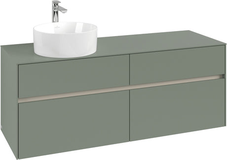Villeroy & Boch Waschbeckenunterschrank Collaro C046 B0 1400 mm White Oak mit Beleuchtung