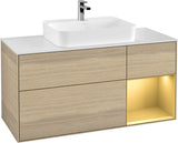Villeroy & Boch Waschtischunterschrank Finion F421G 1200 mm Glossy White Lacquer