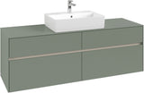 Villeroy & Boch Waschtischunterschrank Collaro C134 B0 1600 mm White Oak mit Beleuchtung und SoftClosing