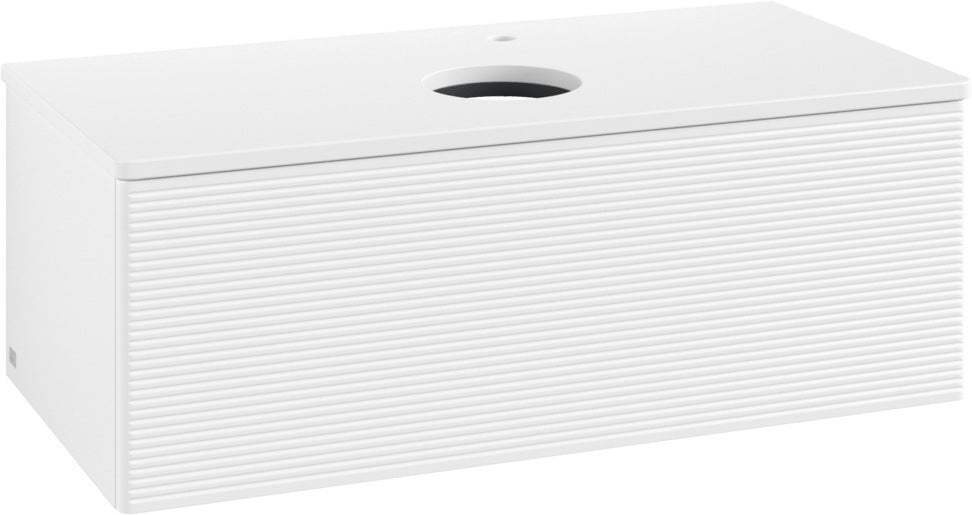 Villeroy & Boch Antao Waschbeckenunterschrank L31150 1000 mm Anthrazit mit LED-Auszugsbeleuchtung