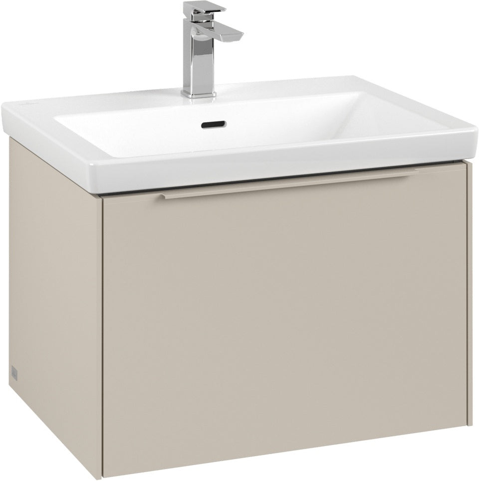 Villeroy & Boch Subway 3.0 Waschtischunterschrank C57500, 622 mm, Brilliant White, mit SoftClosing-Auszug