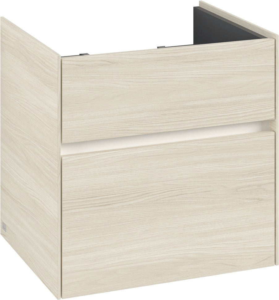 Villeroy & Boch Waschbeckenunterschrank Collaro C008 B0 Kansas Oak mit LED-Beleuchtung und SoftClosing
