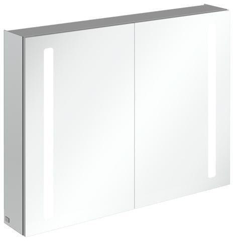 Villeroy & Boch My View 14+ Aufputz-Spiegelschrank 1000 mm mit LED-Beleuchtung und Front- sowie Innenspiegel